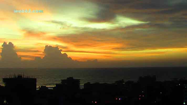 photo Colombo sunset in Sri Lanka