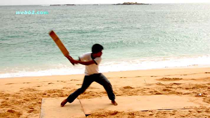 Beach Cricket Sri Lanka