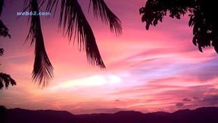 Sunset in Kandy, Sri Lanka