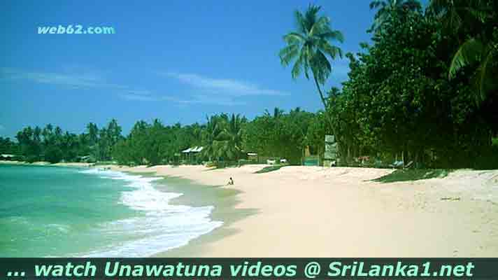 Unawatuna Beach in Sri Lanka