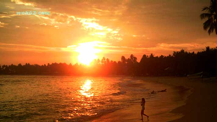 photo Unawatuna Beach in Sri Lanka