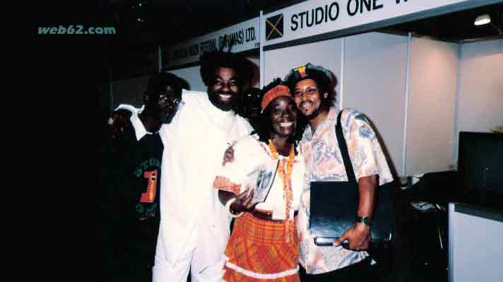 Makjammin and Rita Marley