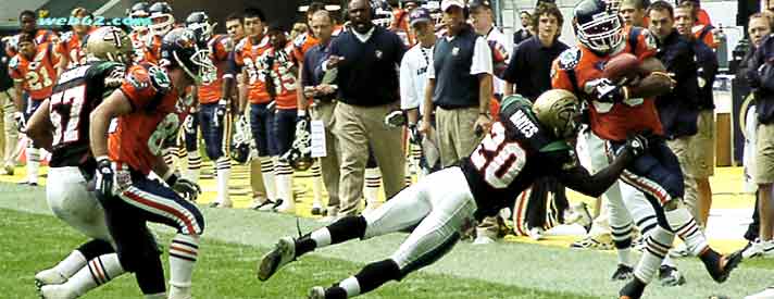 World Bowl 2005 Adrian Mays Cardinals