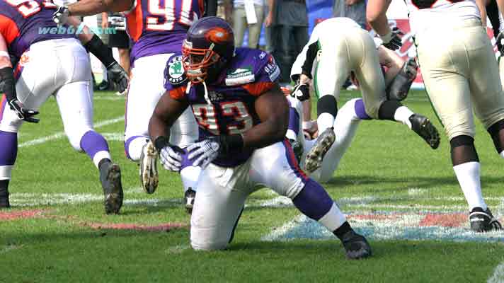 Photo from Frankfurt Galaxy Remi Ayodele Minnesota Vikings