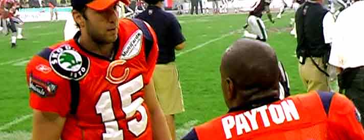 Photo from World Bowl 2005 Kurt Kittner and Jarrett Payton