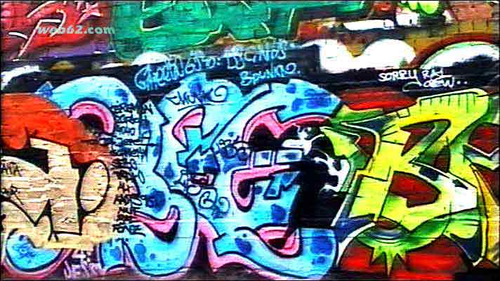 Photo German Graffiti wall
