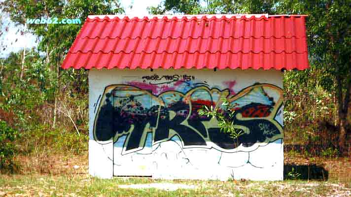 Photo Graffiti in Cambodia