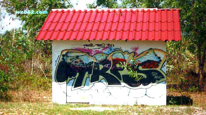 Graffiti in Kambodscha