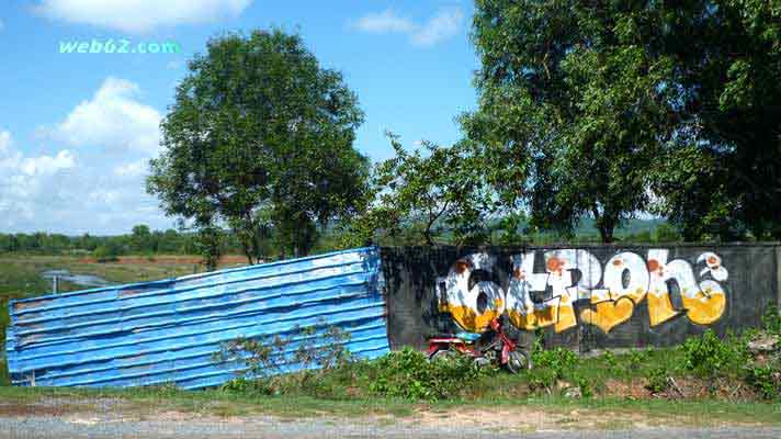 Graffiti in Kambodscha