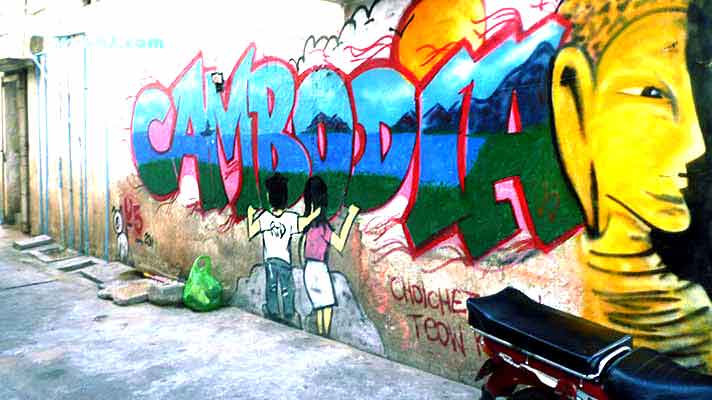 Graffiti in Cambodia