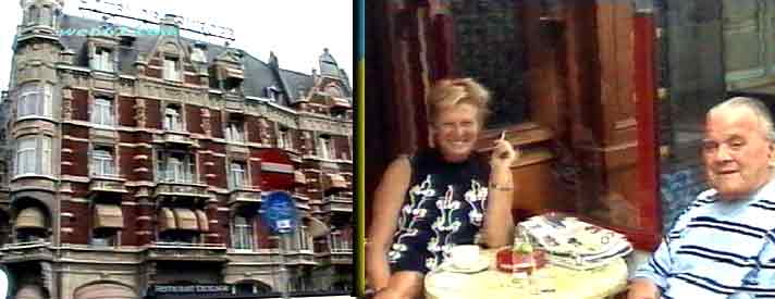 photo with a view on Amsterdam people photo Amsterdam people