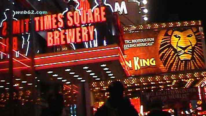Manhattan Times Square Lion King New York
