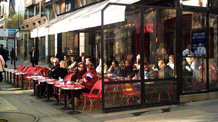 Bistros on Avenue des Champs-Elysees