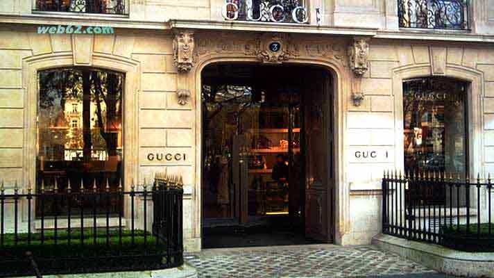 Gucci Fashion Paris store @ 0 Internet TV