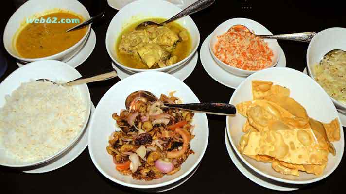 Sri Lanka Rice und Curry