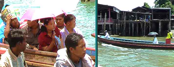 Myanmar visa run ferry ride