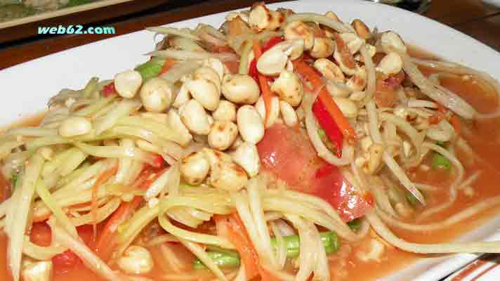 photo Papaya Salad in Thailand
