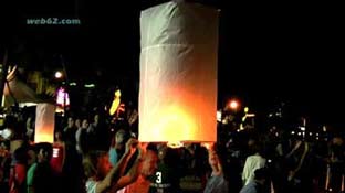Loy Krathong in Phuket, Thailand