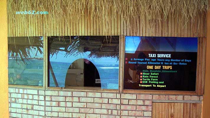 Wimal restaurant on Unawatuna Beach in Sri Lanka