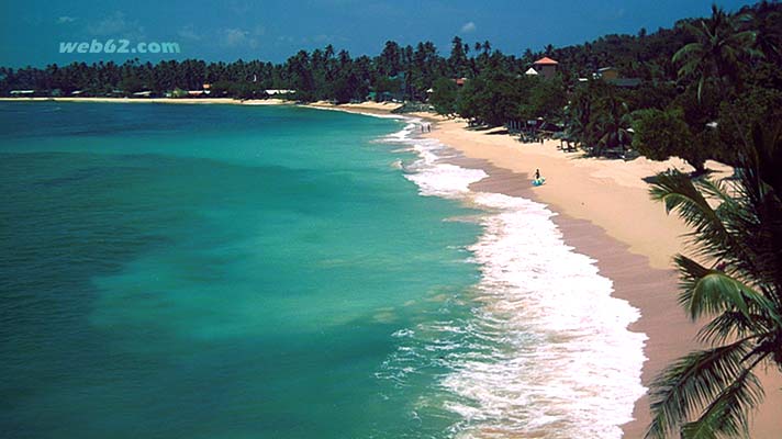 Unawatuna Beach. Sri Lanka
