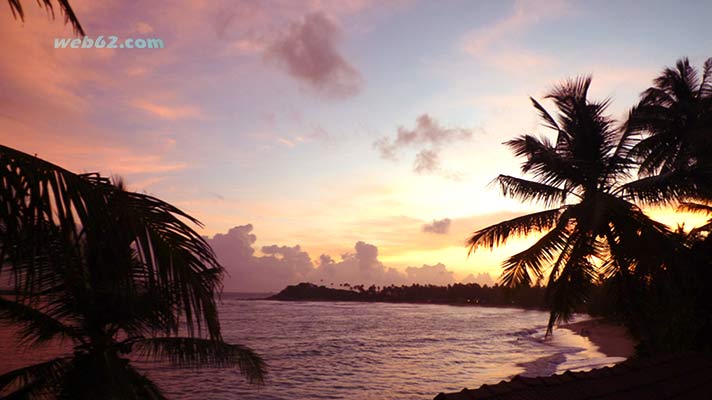 Unawatuna beach sunsets 2009