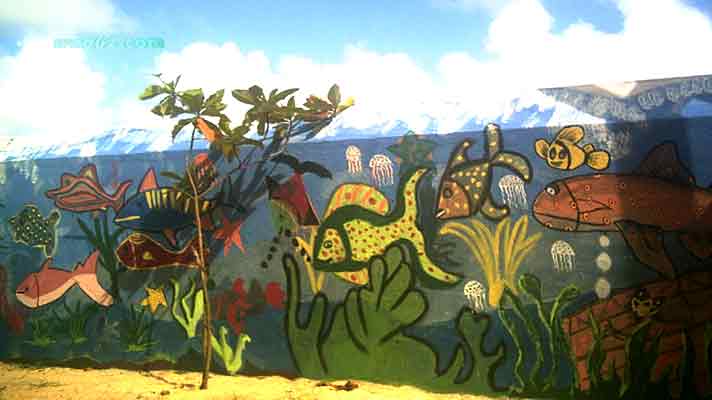 Unawatuna wall