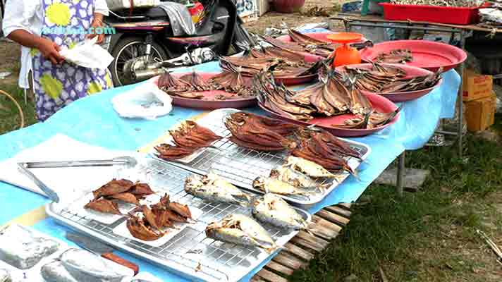 Fish at Kamala food market in Phuket