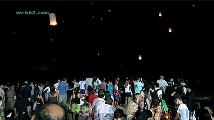 Loy Krathong in Phuket, Thailand