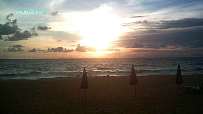 Karon Beach Sunset in Phuket, Thailand