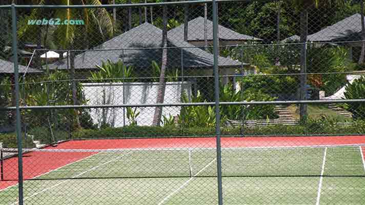 Raya Island Tennis near Phuket, Thailand