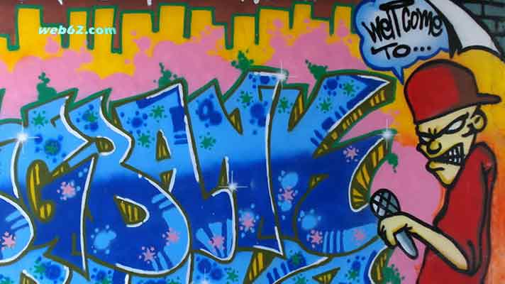 Photo from a Graffit in Phuket, Thailand Graffiti in Phuket, Thailand