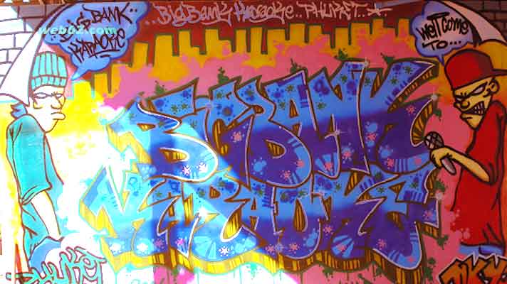 photo Graffiti in Patong, Phuket, Thailand