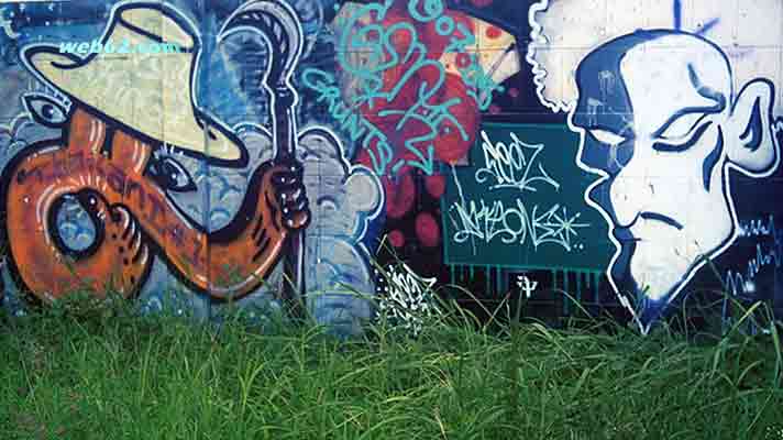 Photo from a Graffit in Phuket, Thailand Graffiti in Phuket, Thailand