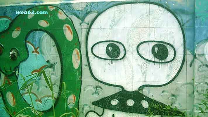 Graffiti in Phuket, Thailand