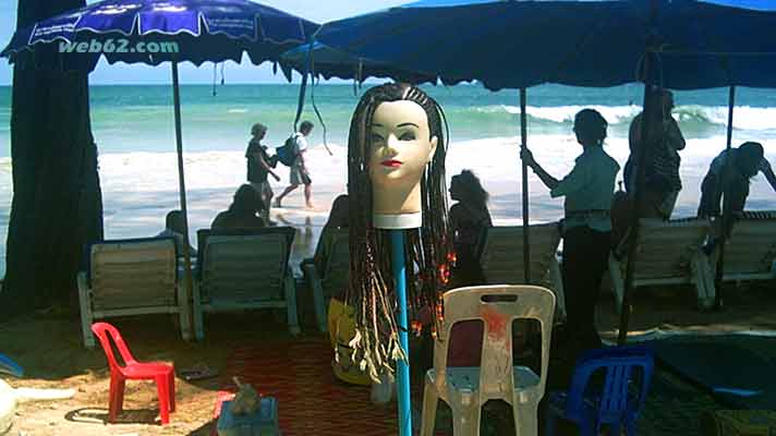 photo from girls on Patong Beach in Thailand