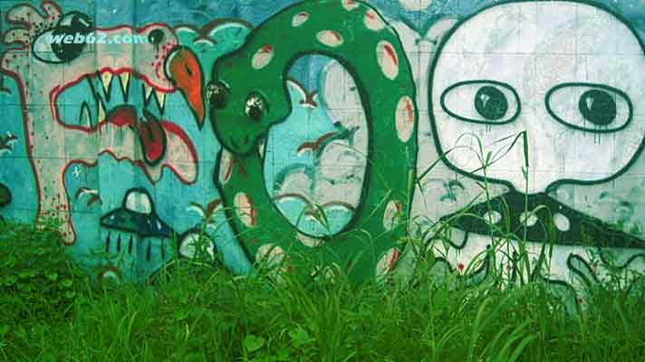 Graffiti in Phuket, Thailand
