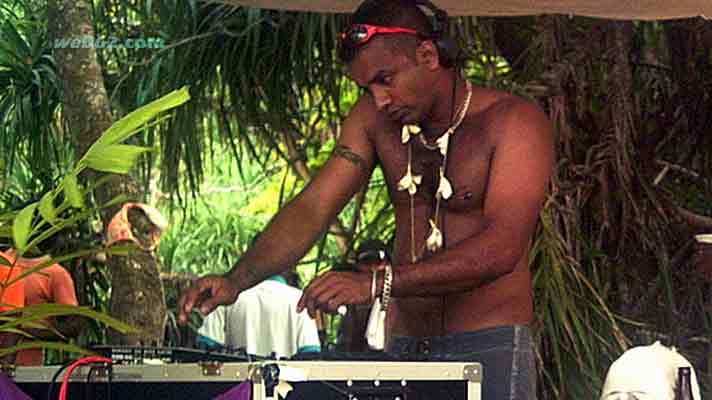Photo from DJ Duminda at a Jungle Beach Party in Unawatuna, Sri Lanka Jungle Beach DJ Duminda