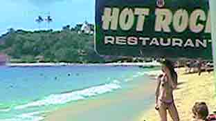Hot Rock restaurant in Unawatuna, Sri Lanka